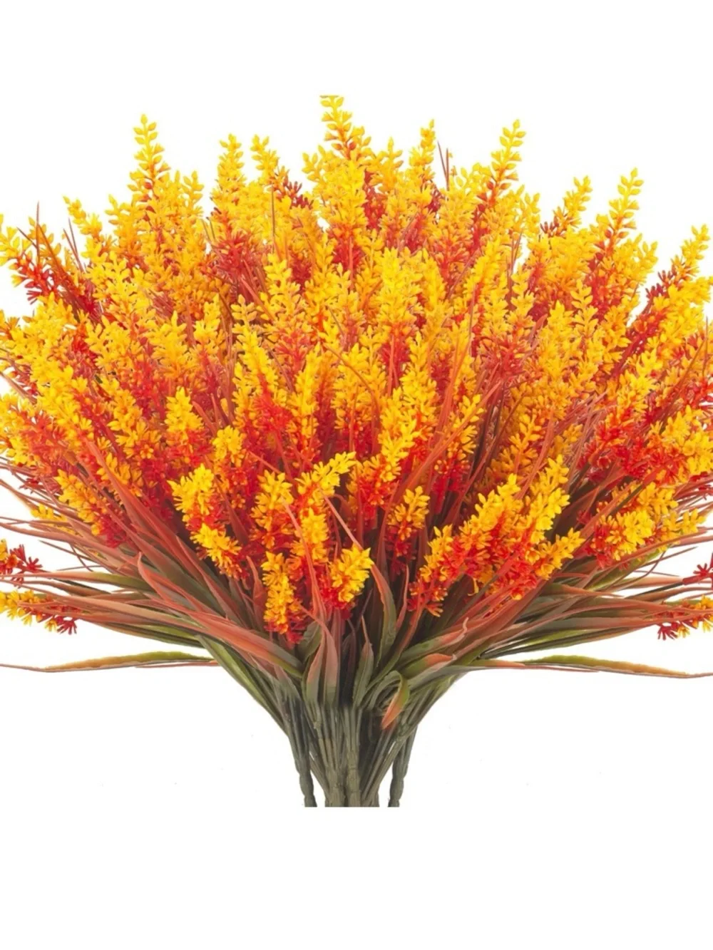 Autumn Meadow Artificial‎ Floral Bouquet - Yellow & Orange set of 48